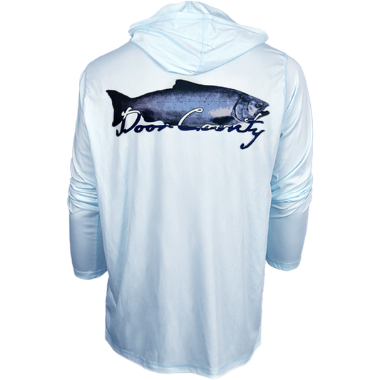 Door County Salmon Solar Hoodie