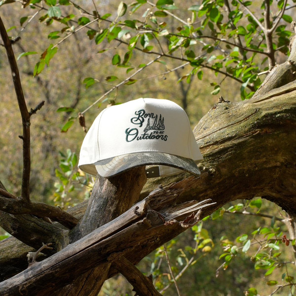 Born to be Outdoors Embroidered Hat