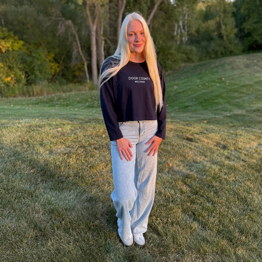 Door County Crop Long Sleeve