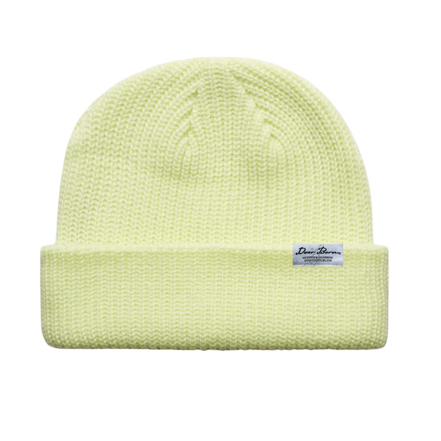 Lime Fisherman Beanie