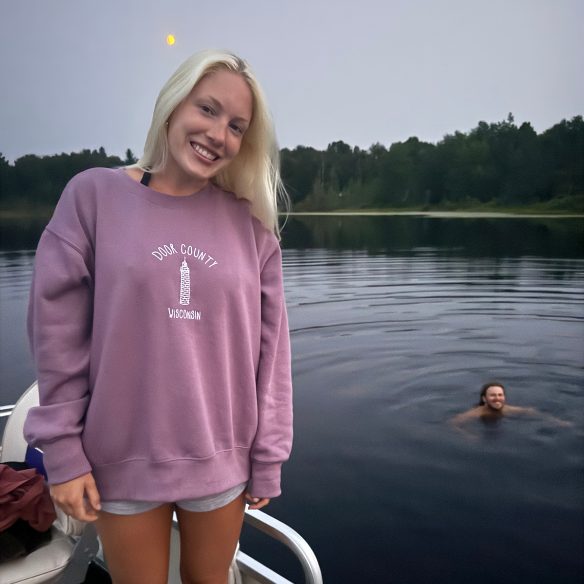 Cana Island Embroidered Crew