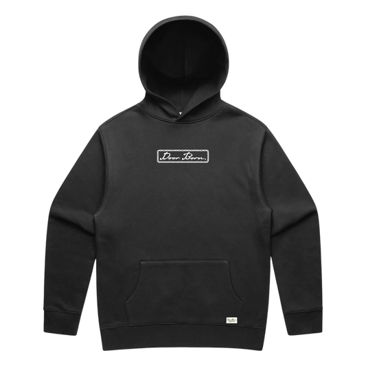 Heavyweight Hoodie Faded Balck