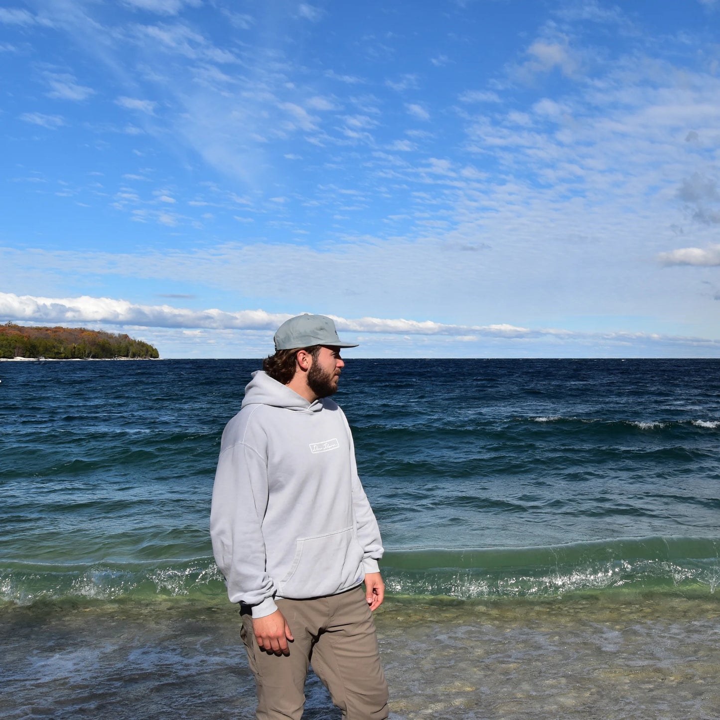 Heavyweight Hoodie Arctic Blue