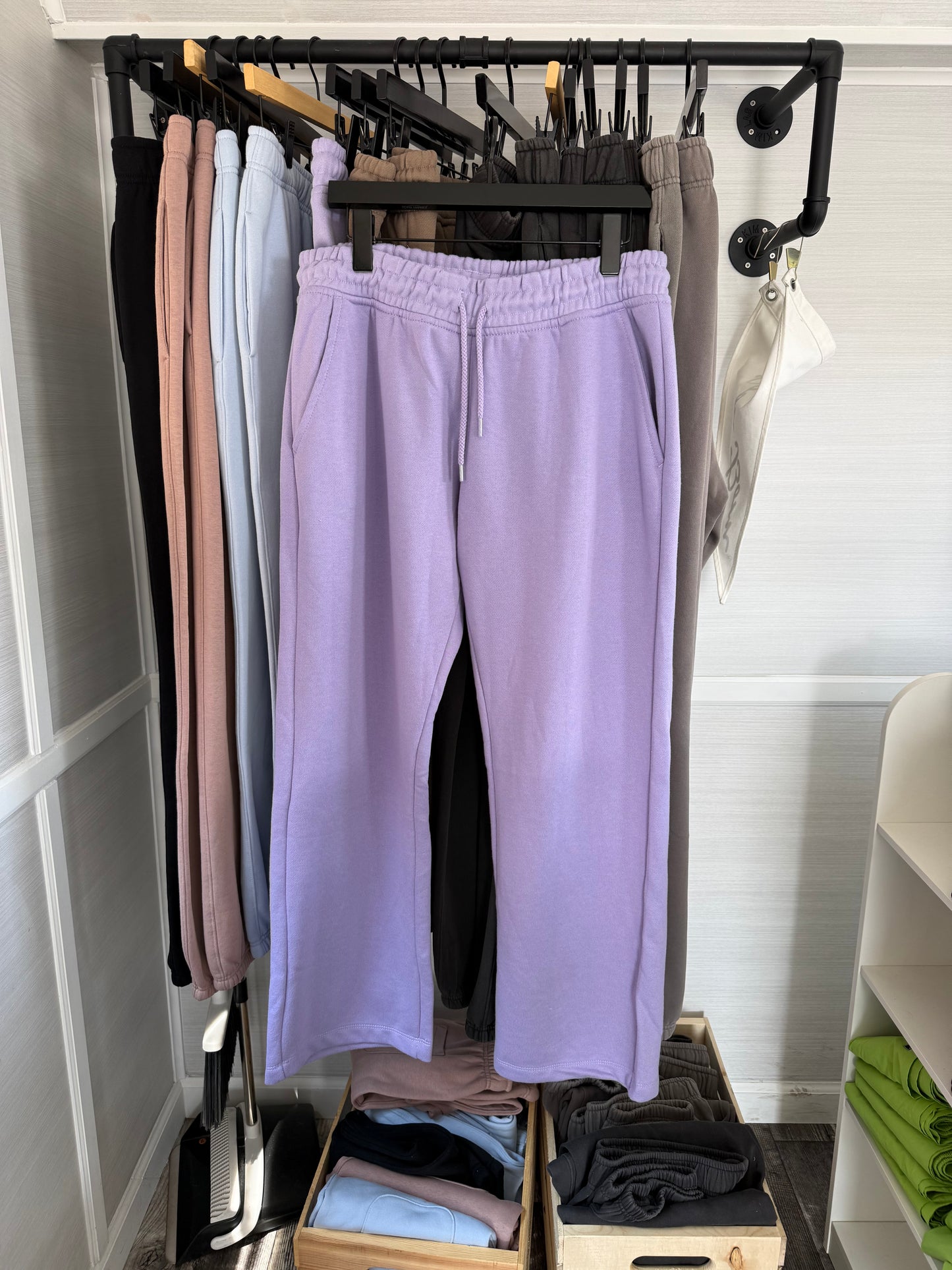 Cuffless Ladies Sweatpants