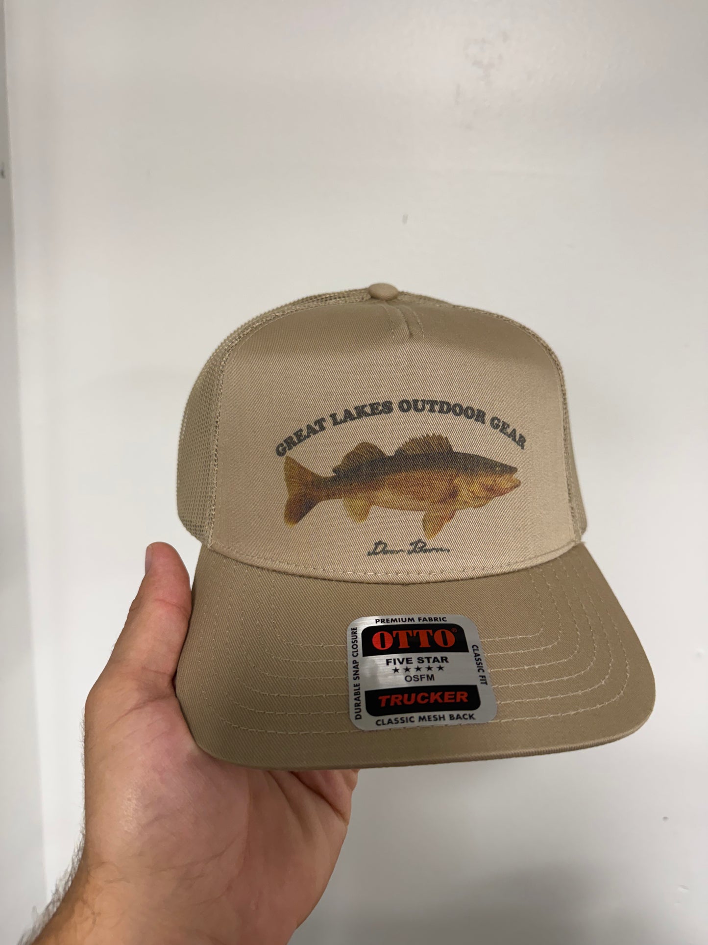 Walleye Washed Trucker