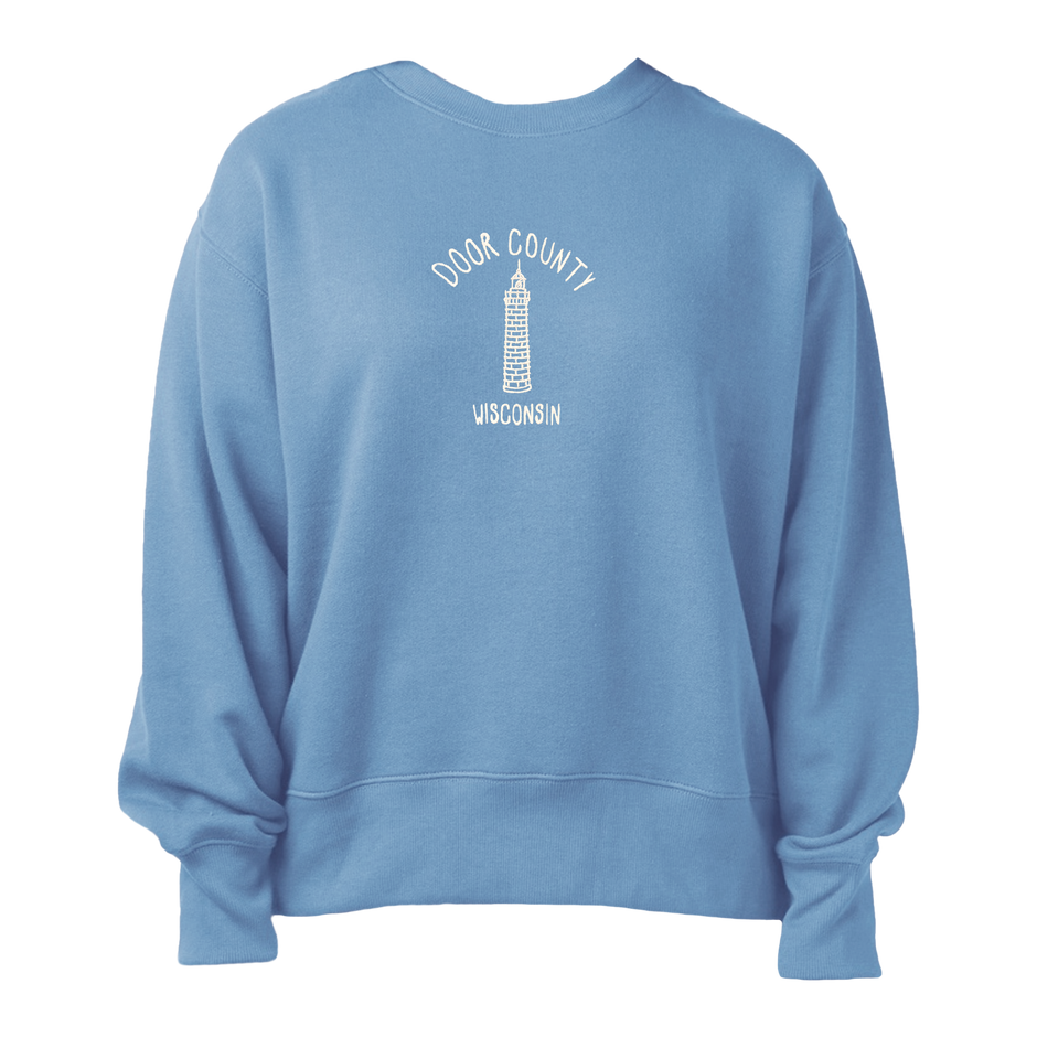 DOOR COUNTY WISCONSIN TYPESET PREMIUM  HOODIE main image 1