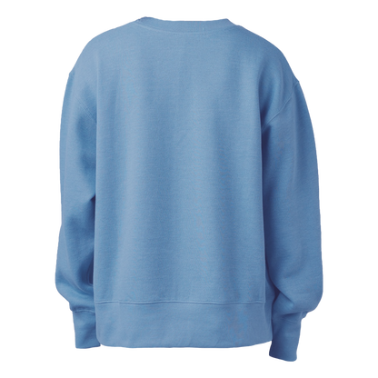 Cana Island Embroidered Crew Soft Blue
