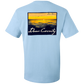 Light Blue Sunset Graphic T-Shirt