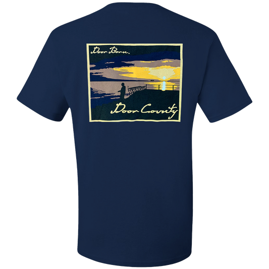 Navy Blue Quarry Graphic T-Shirt