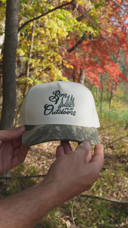 Born to be Outdoors Embroidered Hat